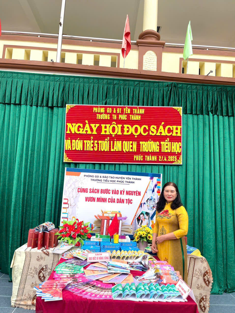 Ngày hội đọc sách - Trường TH Phúc Thành.